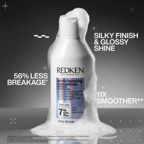 Redken Acidic Bonding Concentrate Shampoo and Conditioner Bond Repair ...