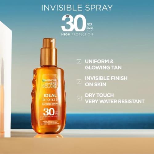 Garnier Ambre Solaire Ideal Bronze Invisible Tanning Spray for Face an...