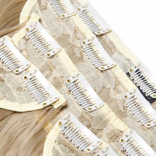 LullaBellz Super Thick 16  5 Piece Blow Dry Wavy Clip In Extensions (V...