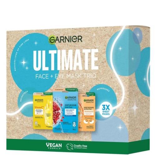 Garnier Ultimate Face and Eye Mask Trio Giftset