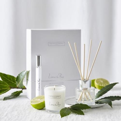 The White Company Lime & Bay Mini Home Scenting Set