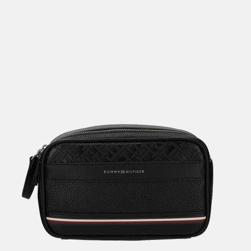 Tommy Hilfiger Embossed Monogram toilettas black