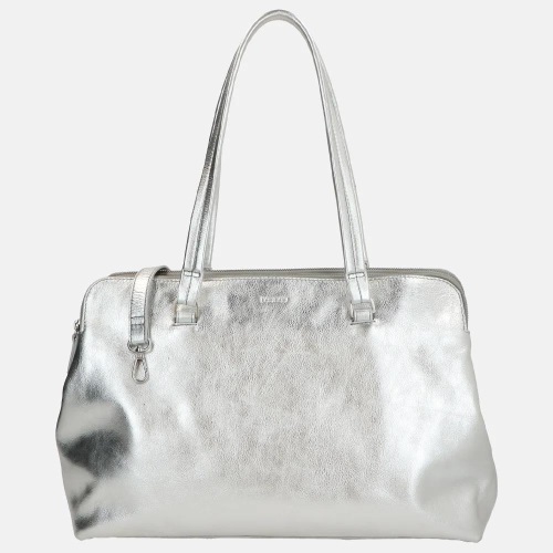 Loulou Essentiels Olivia shopper 15 inch silver