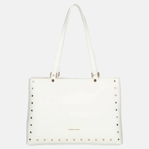 Daniele Donati shopper studs white