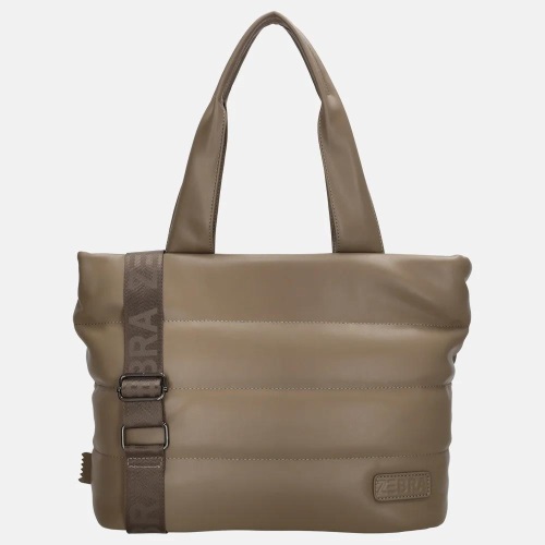 Zebra Trends Evie shopper taupe