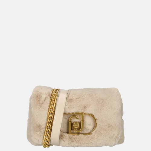 Liu Jo schoudertas faux fur soft cream