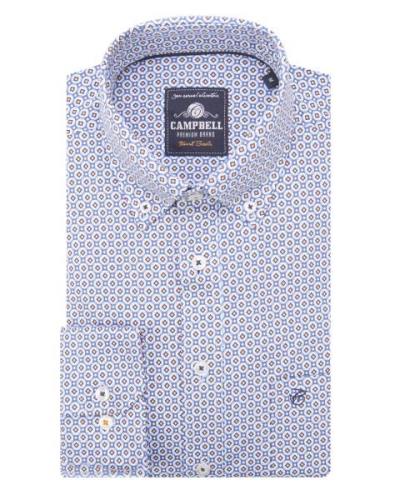 Campbell Classic Casual Heren Overhemd LM