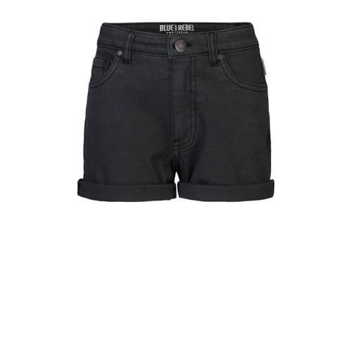 Blue Rebel regular fit short zwart Korte broek Meisjes Stretchkatoen E...