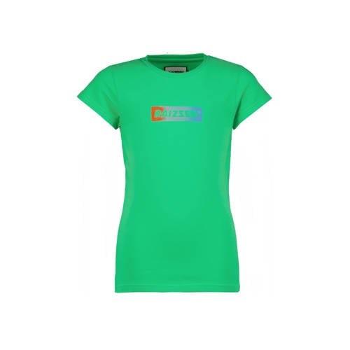 Raizzed T-shirt Denpasar met logo groen Meisjes Katoen Ronde hals Logo...
