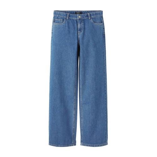 LMTD low waist wide leg jeans NLFTOIZZA medium blue denim Blauw Meisje...