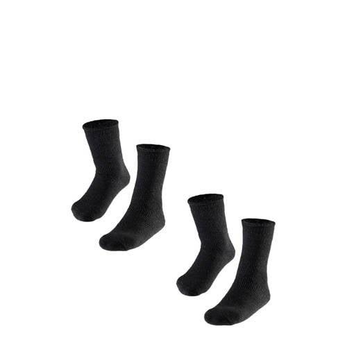 Heatkeeper thermo sokken - set van 2 antraciet Grijs Jongens/Meisjes P...