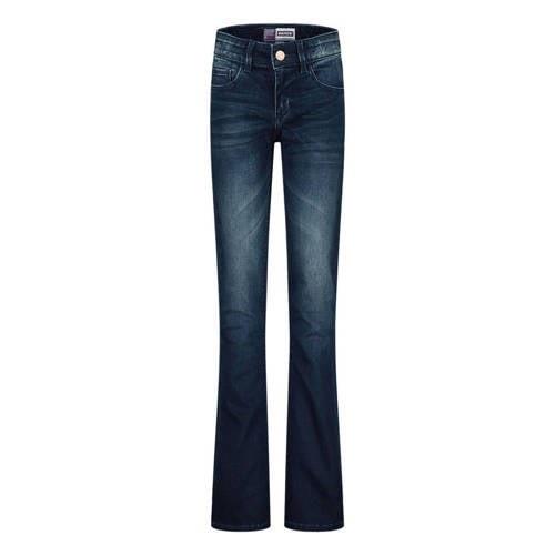 Raizzed flared jeans blauw Meisjes Stretchdenim Effen - 92