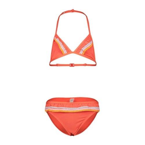 Shiwi triangel bikini met ruches oranje Meisjes Polyester Meerkleurig ...