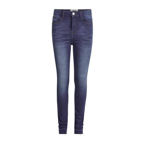 Shoeby high waist skinny jeans mediumstone Blauw Meisjes Jog denim Eff...