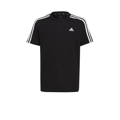 adidas Sportswear T-shirt zwart/wit Jongens/Meisjes Katoen Ronde hals ...