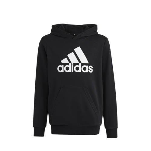 adidas Sportswear hoodie zwart/wit Sweater Logo - 164