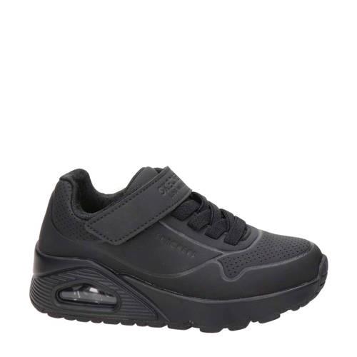 Skechers Street Uno sneakers zwart Jongens/Meisjes Imitatieleer Effen ...