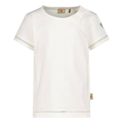 bellybutton T-shirt wit Ecru Meisjes Katoen Ronde hals Effen - 92