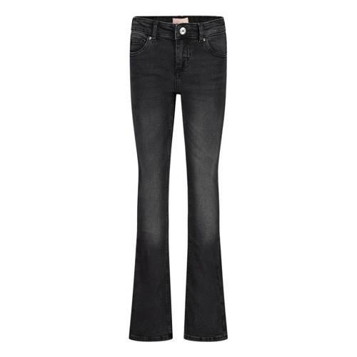 ONLY flared jeans KONHUSH washed black Zwart Meisjes Stretchdenim Effe...
