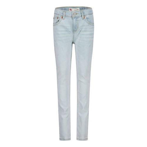 Levi's skinny jeans light blue Blauw Jongens Katoen - 116