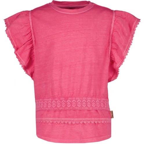 Vingino T-shirt met all over print roze Meisjes Katoen Ronde hals All ...