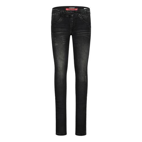 Vingino skinny jegging BRACHA black vintage Jeans Zwart Meisjes Stretc...
