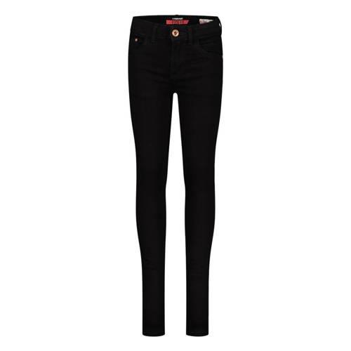 Vingino high waist super skinny jeans Bianca black Zwart Meisjes Stret...