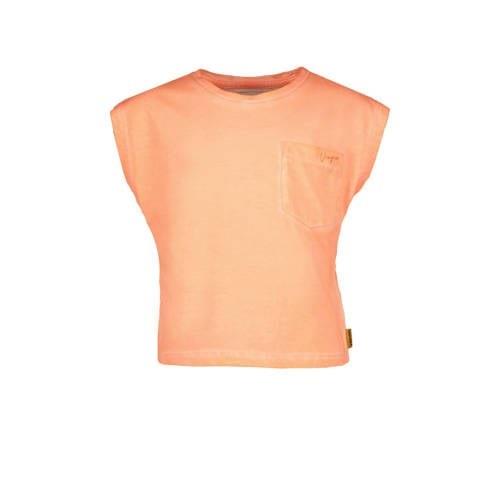 Vingino T-shirt HEIKI oranje Meisjes Katoen Ronde hals Effen - 110