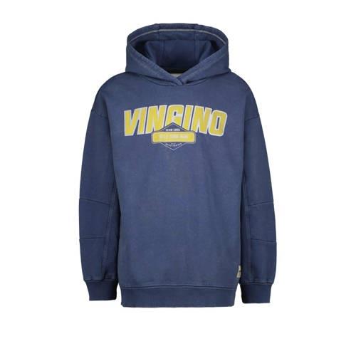 Vingino hoodie Neoh met logo paars Sweater Logo - 104