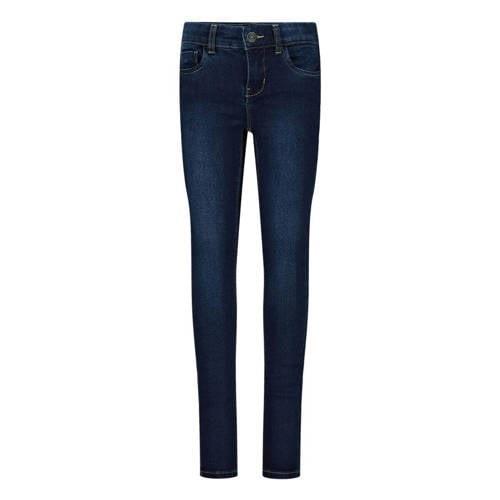 NAME IT skinny jeans NKFPOLLY dark blue denim Blauw Meisjes Stretchden...