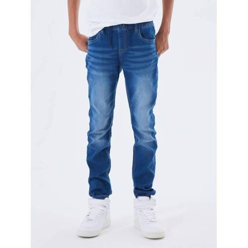 NAME IT KIDS regular fit jeans NKMRYAN JOGGER dark blue denim Blauw Jo...