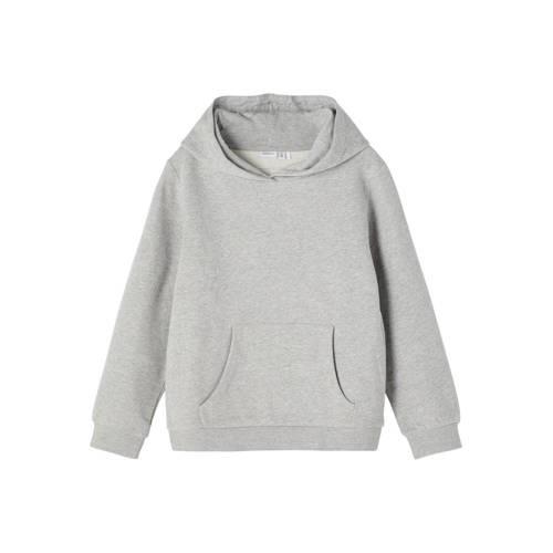 NAME IT KIDS gemêleerde hoodie NKFLENA grijs melange Sweater Melée - 9...