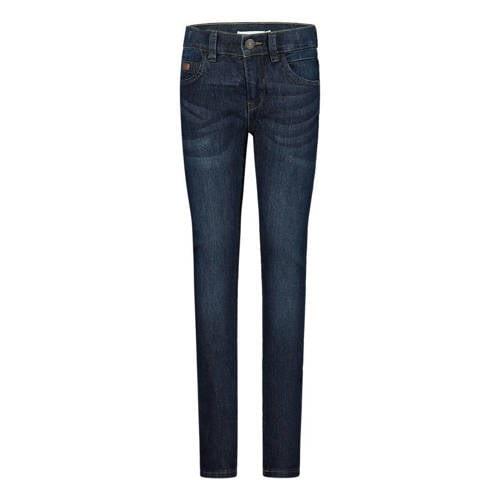 NAME IT skinny jeans NKMPETE dark blue denim Blauw Jongens Stretchdeni...