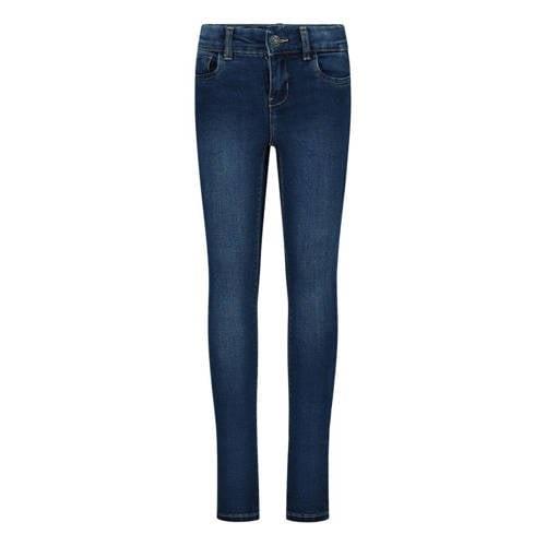 NAME IT skinny jeans NKFPOLLY dark blue denim Blauw Meisjes Stretchden...