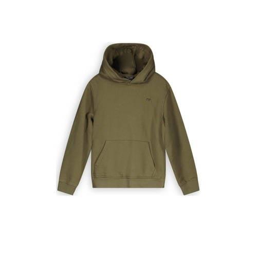 SEVENONESEVEN hoodie kakigroen Sweater Effen - 122/128