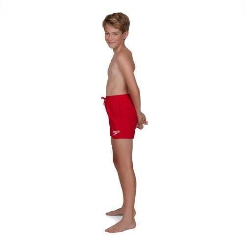 Speedo zwemshort Essential rood Jongens Nylon Effen - 116