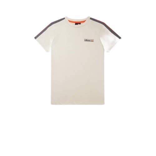 Ellesse T-shirt offwhite Ecru Jongens Katoen Ronde hals Logo - 140-146