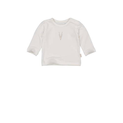 LEVV baby basic longsleeve LNOOMINOS met printopdruk offwhite Wit Jong...