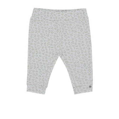 Born by Kiddo United baby regular fit broek met biologisch katoen wit/...