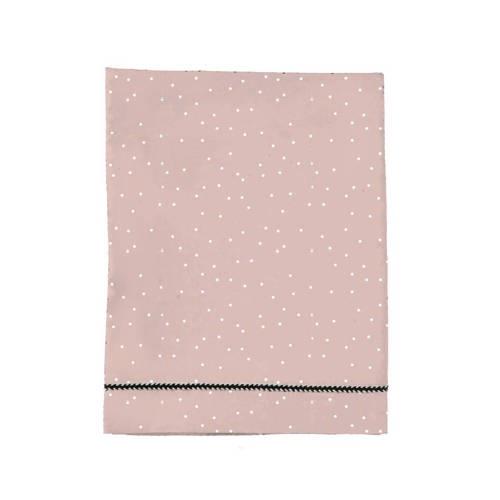 Mies & Co Adorable Dot baby wieglaken 80x100 cm roze/wit Babylaken Sti...