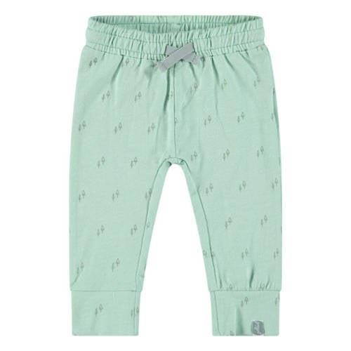 Jollein baby regular fit broek met biologisch katoen mintgroen All ove...