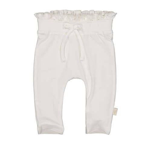 LEVV baby regular fit broek LNIRANOS offwhite Wit Meisjes Stretchkatoe...