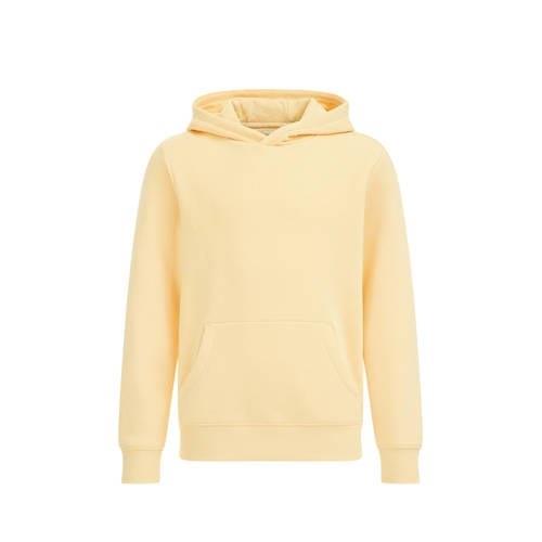WE Fashion Blue Ridge hoodie light yellow Sweater Geel Effen - 98/104