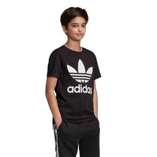 adidas Originals unisex Adicolor T-shirt zwart/wit Jongens/Meisjes Kat...