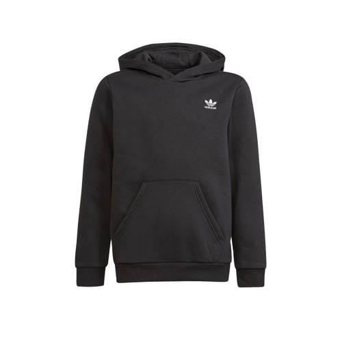 adidas Originals Adicolor fleece hoodie zwart/wit Sweater Logo - 164