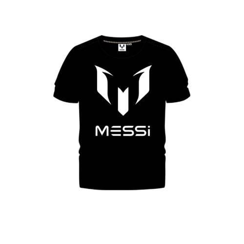 Vingino x Messi T-shirt Hogo met printopdruk zwart Jongens Katoen Rond...