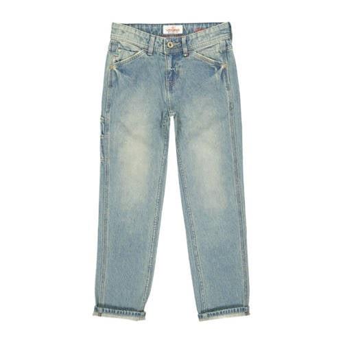 Vingino straight fit jeans Peppe Carpenter medium blue denim Blauw Jon...