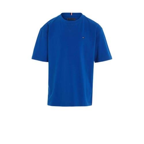 Tommy Hilfiger T-shirt helderblauw Jongens Katoen Ronde hals Effen - 1...