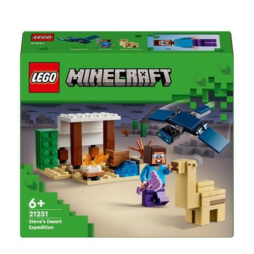 LEGO Minecraft Steve's woestijnexpeditie 21251 Bouwset