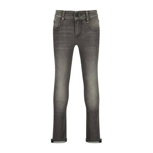 Vingino skinny jeans Anzio dark grey vintage Grijs Jongens Katoen Vint...